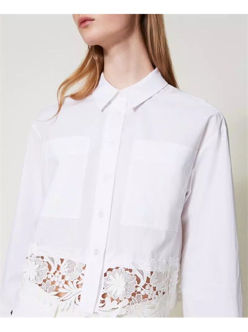 shirt woman white TWINSET | TP2281/00001